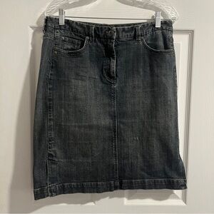 Talbots Stretch Denim Skirt